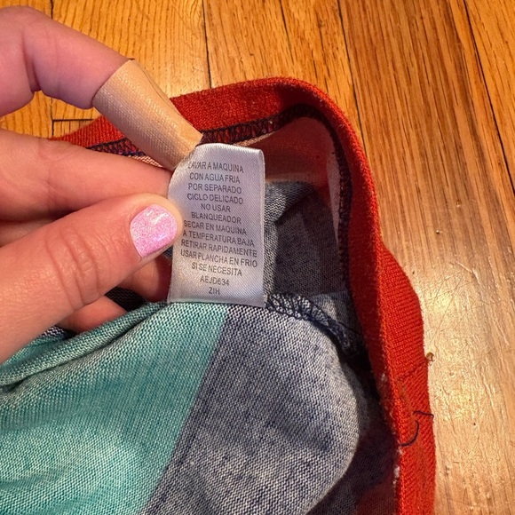 Derek Heart Rainbow Stripe Knit Dress - Picture 7 of 7